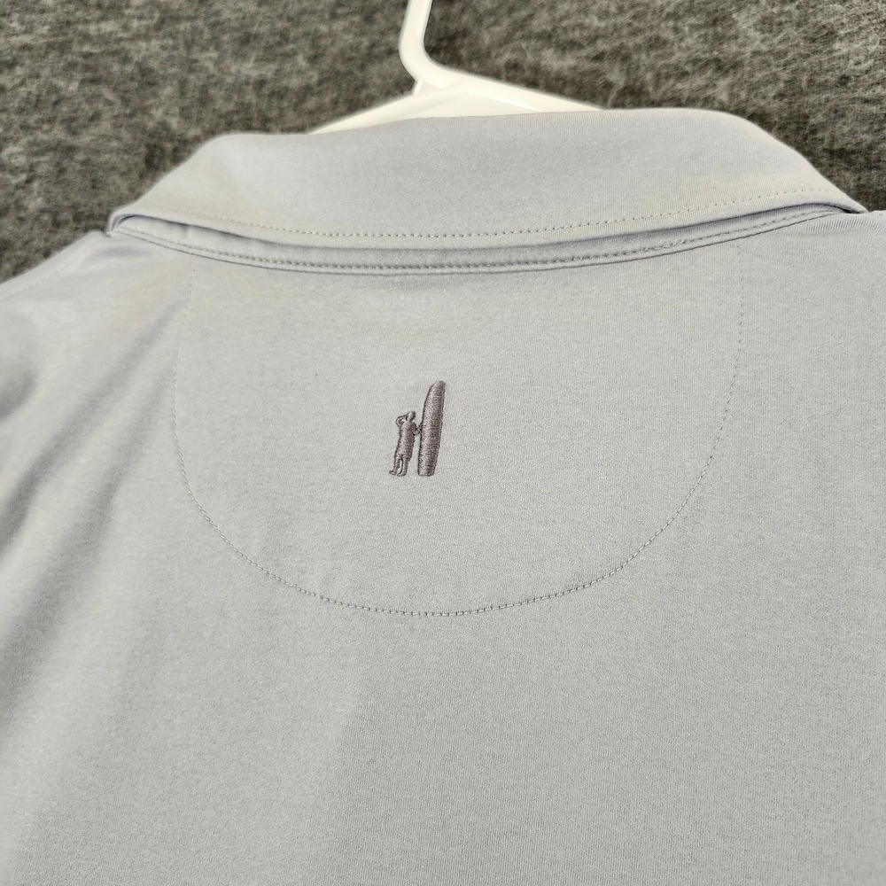 Johnnie-O West Coast Prep Mens XL Gray Ploy/Spandex Polo Shirt Surfer - Picture 5 of 11